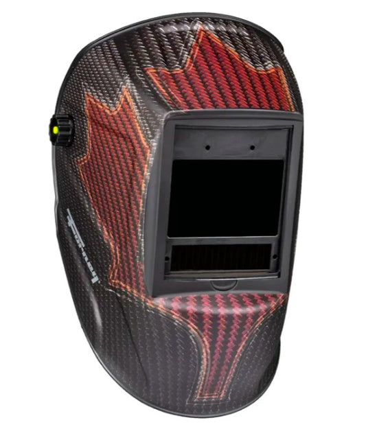 FORNEY PRO CARBON MAPLE LEAF AUTO-DARKENING FILTER (ADF) WELDING HELMET