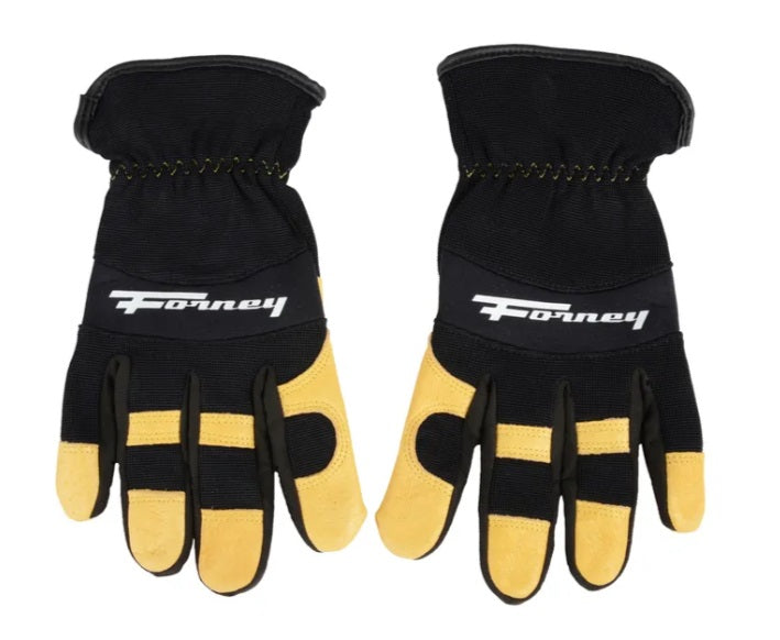 PREMIUM PIGSKIN LEATHER UTILITY WORK GLOVES (MEN'S XL)